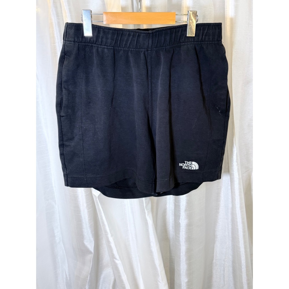 The North Face Shorts Mens Large Black Jersey Knit Elastic Waist Activewear